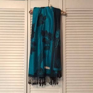 Blue Pashmina Scarf